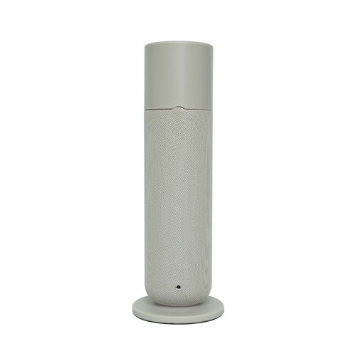 Modern Cylindrical Aroma Diffuser – Soft Grey Finish