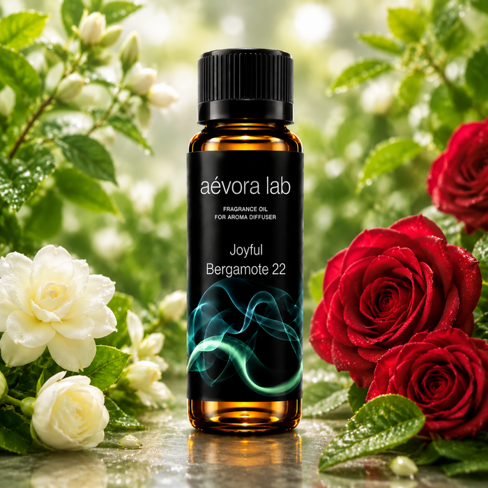 Joyful Bergamot Fragrance Oil – Amber bottle joyful bergamot fragrance oil for diffusers | Aevoralab Australia