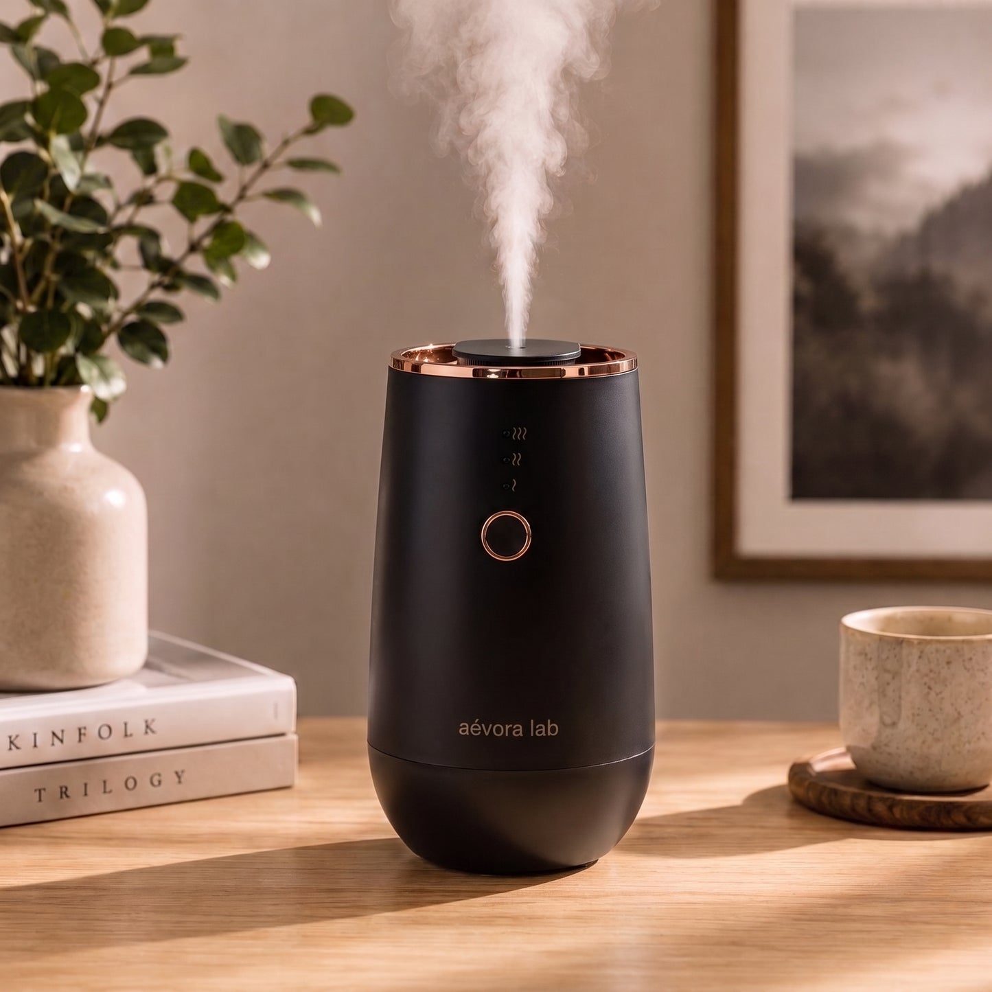 Premium Aroma Diffuser – Black cold-air diffuser for home use | Aevoralab Australia