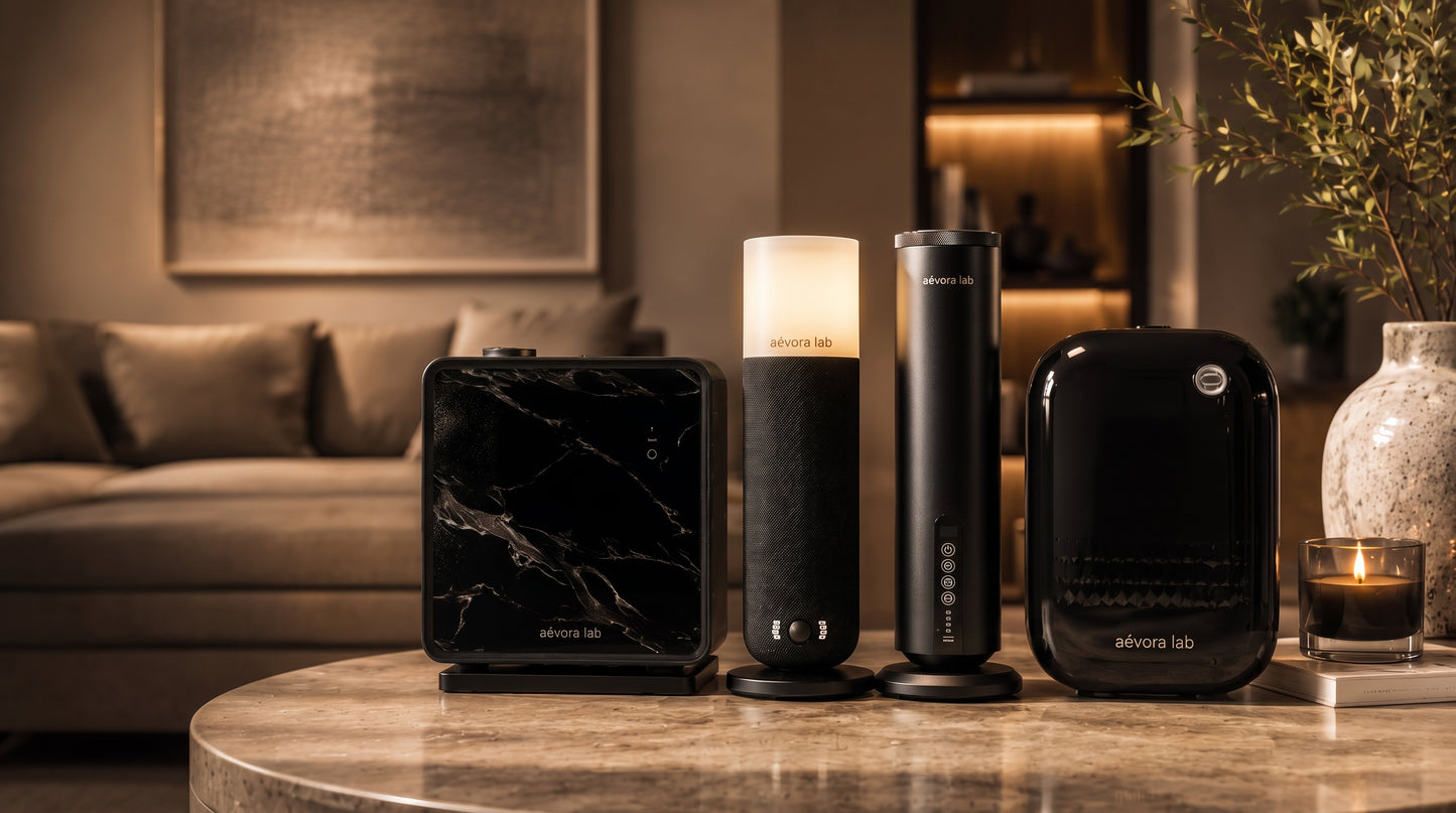 Aevora lab diffusers for home and commercial scenting 