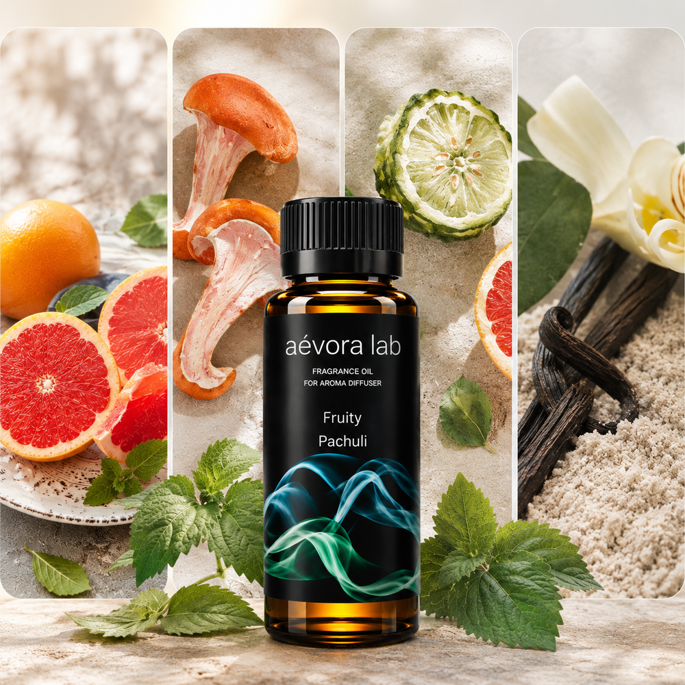 Aévora Lab Patchuli – Fruity Fragrance Oil for Aroma Diffusers