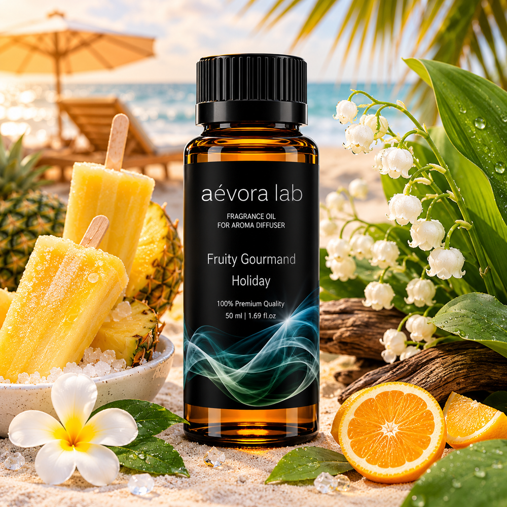 Aévora Lab Holiday – Fruity Gourmand Fragrance Oil for Aroma Diffusers