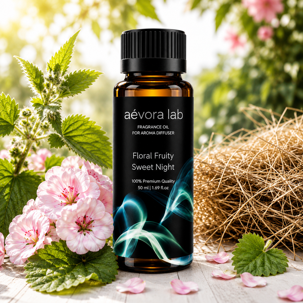 Aévora Lab Sweet Night – Floral Fruity Fragrance Oil for Aroma Diffusers