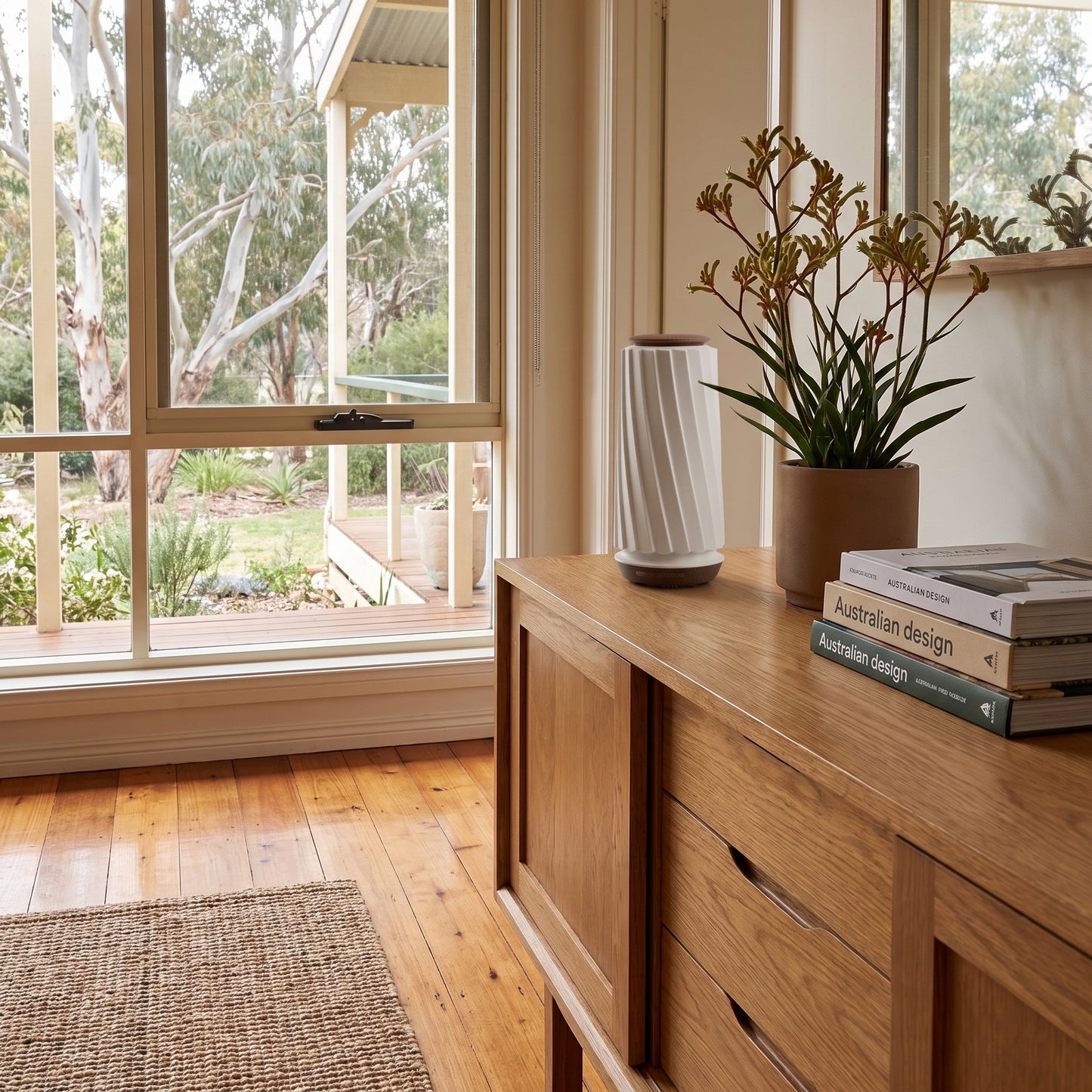 Modern Sculptural Aroma Diffuser – side view | Aevoralab Australia