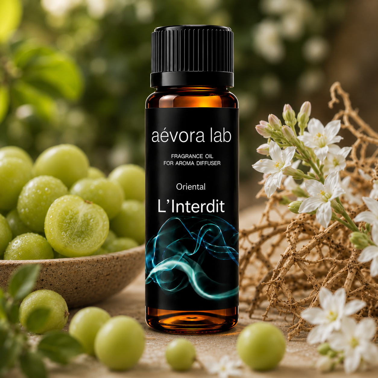 Aevora Lab L'Interdit Oriental Fragrance Oil – Amber bottle l'interdit fragrance oil for diffusers | Aevoralab Australia