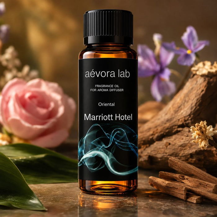 Marriott Hotel-Inspired Oriental Fragrance Oil – Amber bottle hotel-inspired oriental fragrance oil for diffusers | Aevoralab Australia