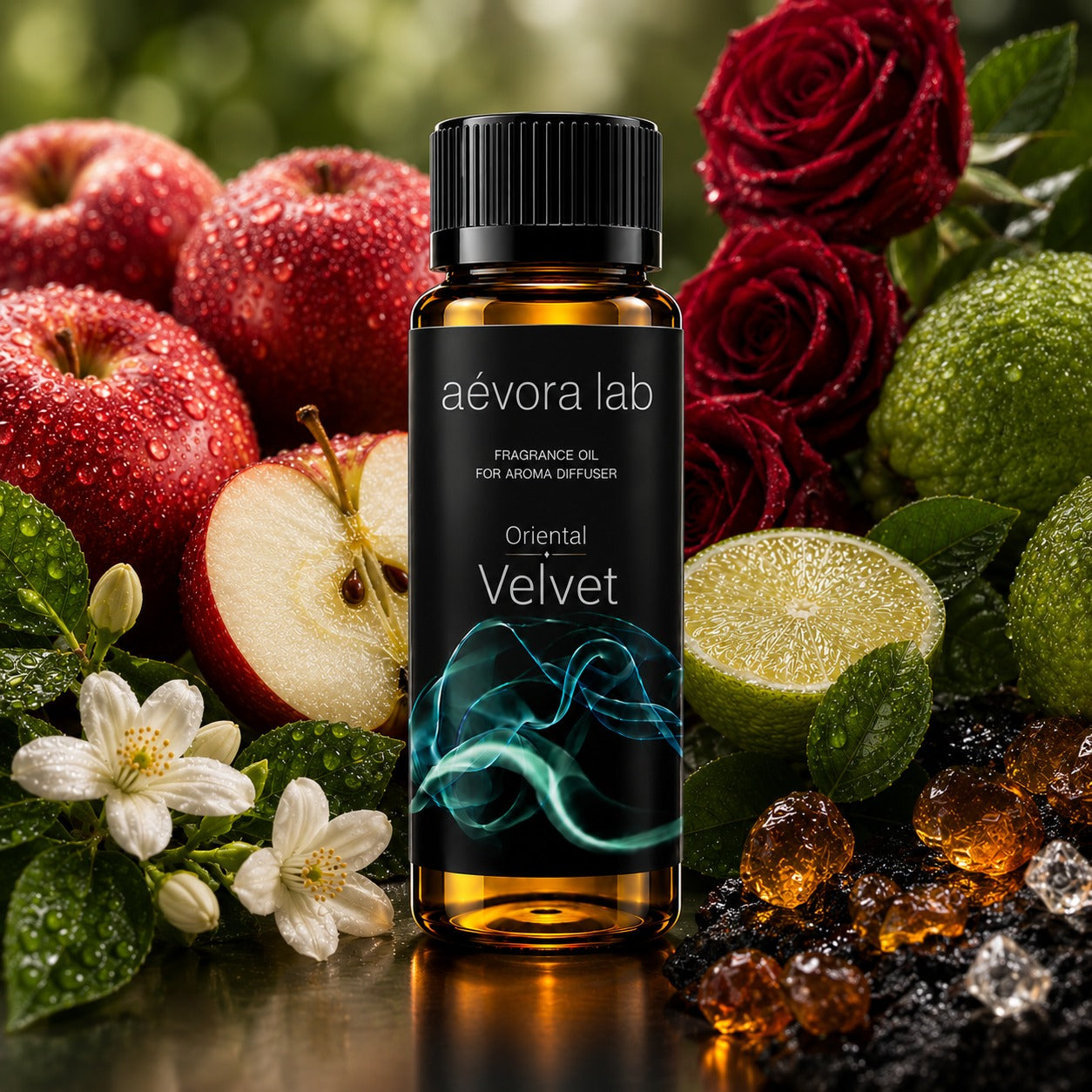 Aevora Lab Oriental Velvet Fragrance Oil – Amber bottle oriental velvet fragrance oil for diffusers | Aevoralab Australia