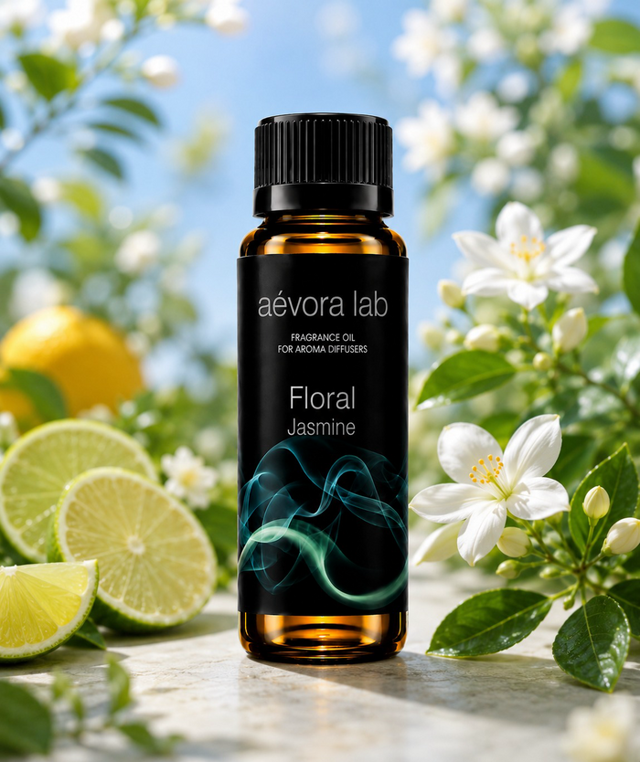 Aevora Lab Jasmine Fragrance Oil – Amber bottle jasmine fragrance oil for diffusers | Aevoralab Australia