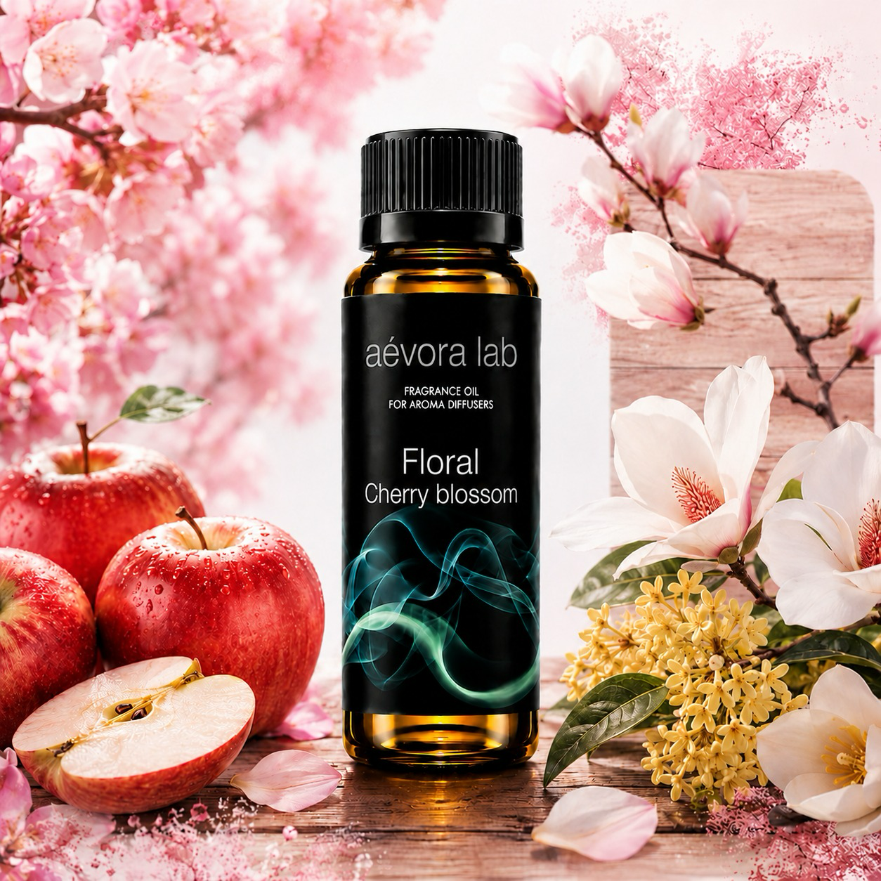 Floral Cherry Blossom Fragrance Oil – Amber bottle cherry blossom fragrance oil for diffusers | Aevoralab Australia
