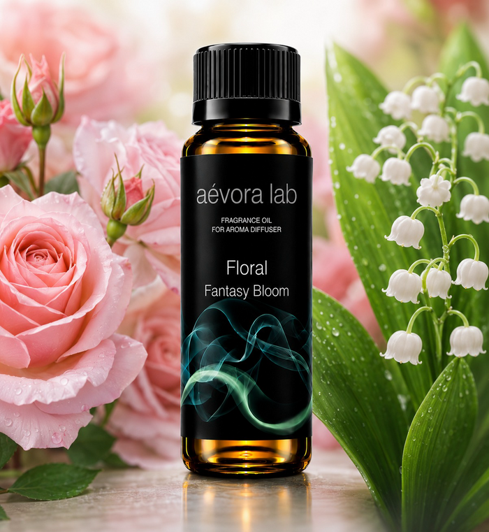 Aevora Lab Fantasy Bloom Fragrance Oil – Amber bottle fantasy bloom fragrance oil for diffusers | Aevoralab Australia