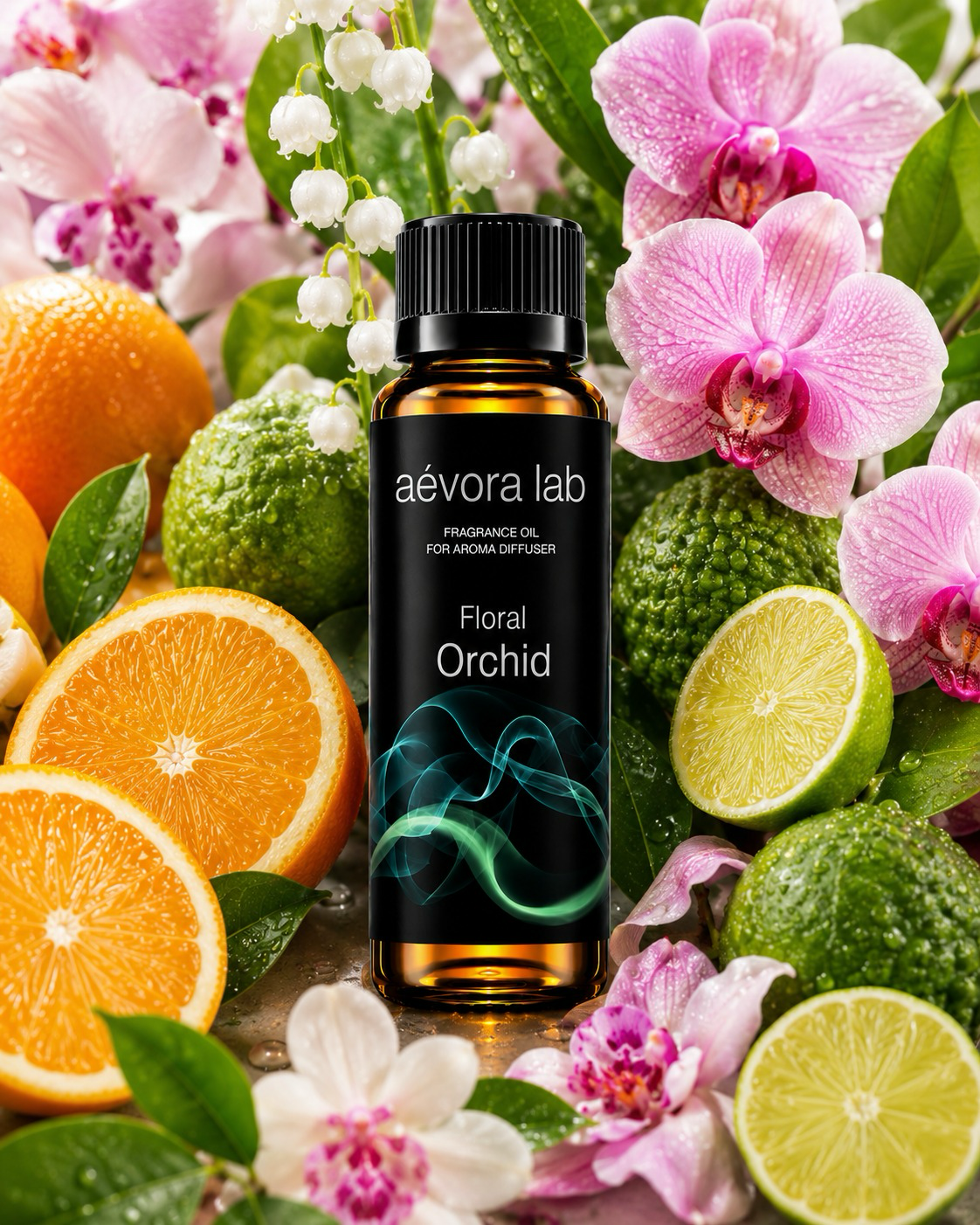 Aevora Lab Orchid Fragrance Oil – Amber bottle orchid fragrance oil for diffusers | Aevoralab Australia
